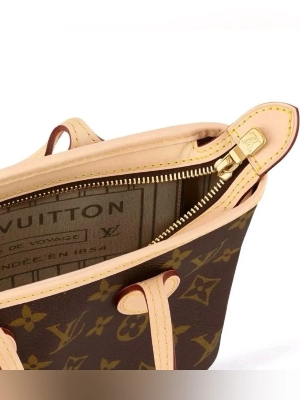 100% Authentic Brand New Louis Vuitton Neverfull BB Monogram Tote Bag - Picture 2 of 12